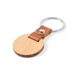 Porte-Clés Personnalisé en Bois Naturel - Mappets Matières : bois marquage laser ultra précis