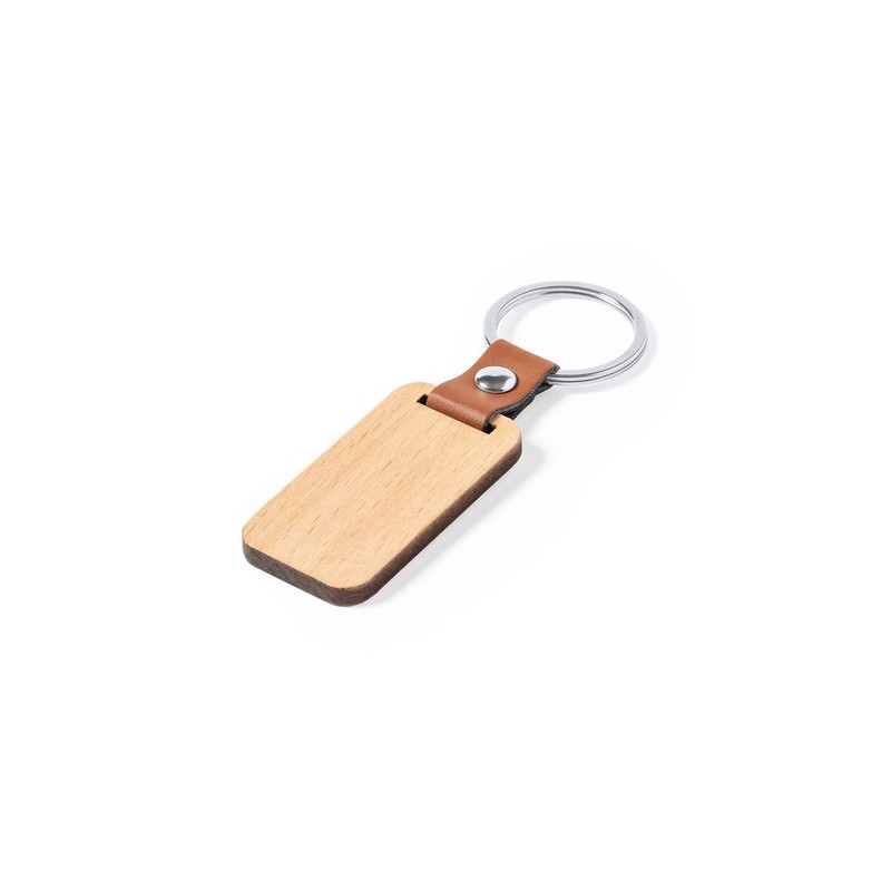 Porte-Clés Personnalisé en Bois Naturel - Mappets Matières : bois livraison express 24h 48h