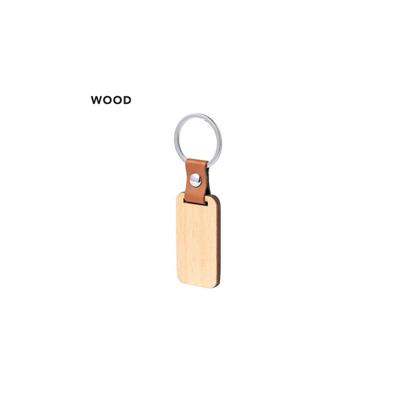 Porte-Clés Mappets en Bois Naturel