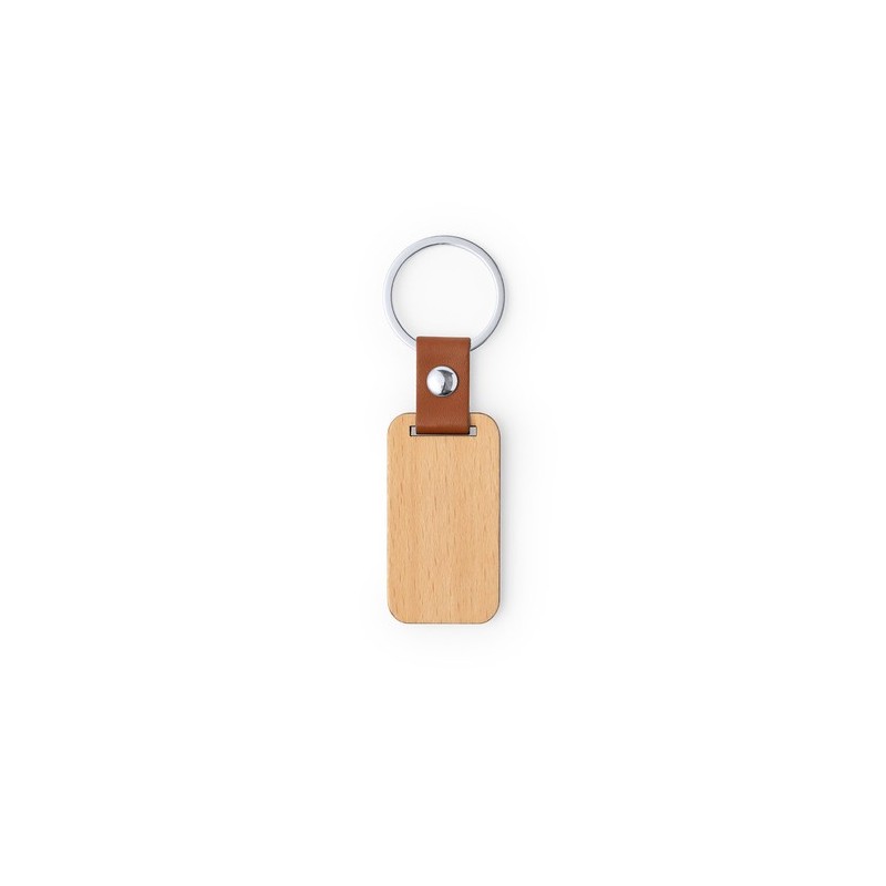 Porte-Clés Personnalisé en Bois Naturel - Mappets Matières : bois personnalisation rapide en France