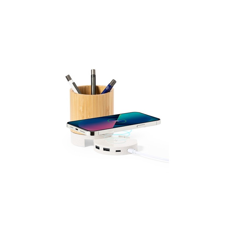 Porte-Crayons Éco-responsable et Pratique Multifonction - Birwen marquage laser ultra précis