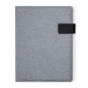 Porte-Documents Éco-responsable et Élégant Personnalisé pas cher Linnoa Couleurs : gris Matières : polyester recyclé
