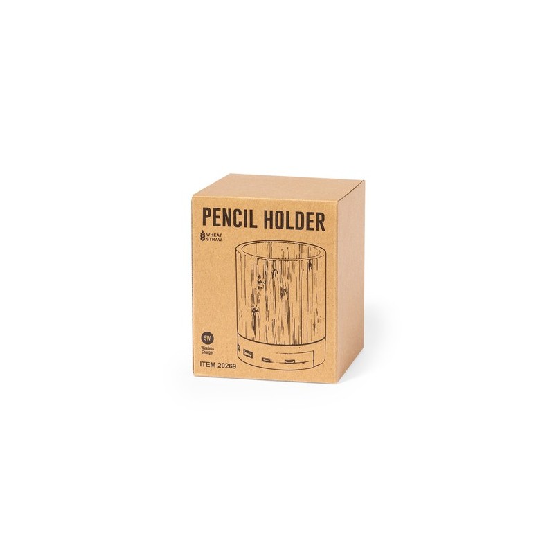 Porte-Crayons Éco-responsable et Pratique Multifonction - Birwen objet promotionnel éco-responsable