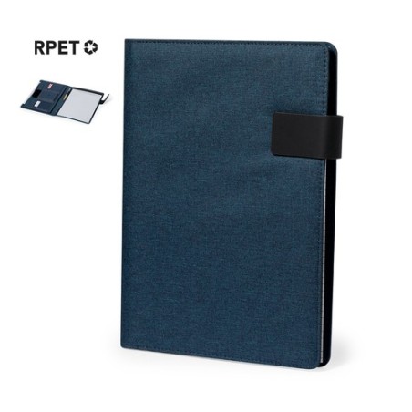 Porte-Documents Éco-responsable et Élégant Personnalisé pas cher Linnoa Couleurs : gris Matières : polyester recyclé marquage la