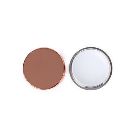 Baume à Lèvres Éco-responsable Personnalisé Bortum Couleurs : argenté marquage couleur éclatante