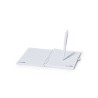 Cahier Éco-responsable et Pratique Personnalisé pas cher - Amber Matières : papier de pierre Couleurs : blanc objet promotionnel