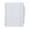Cahier Éco-responsable et Pratique Personnalisé pas cher - Amber Matières : papier de pierre Couleurs : blanc personnalisation r