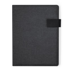 Porte-Documents Éco-responsable et Élégant Personnalisé pas cher Linnoa Couleurs : gris Matières : polyester recyclé marquage co