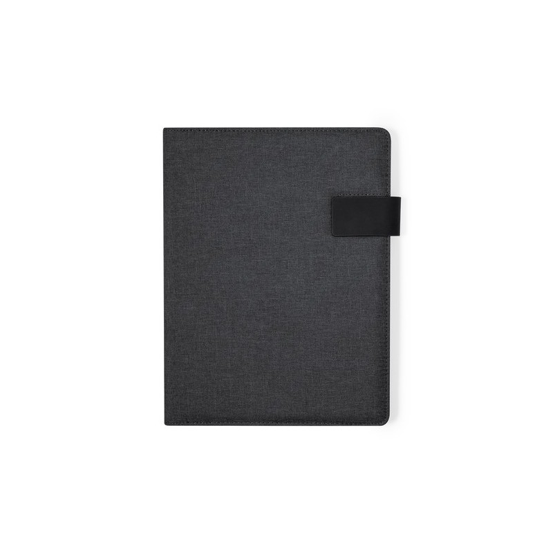 Porte-Documents Éco-responsable et Élégant Personnalisé pas cher Linnoa Couleurs : gris Matières : polyester recyclé marquage co