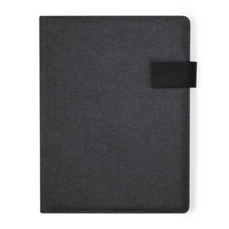 Porte-Documents Éco-responsable et Élégant Personnalisé pas cher Linnoa Couleurs : gris Matières : polyester recyclé marquage co