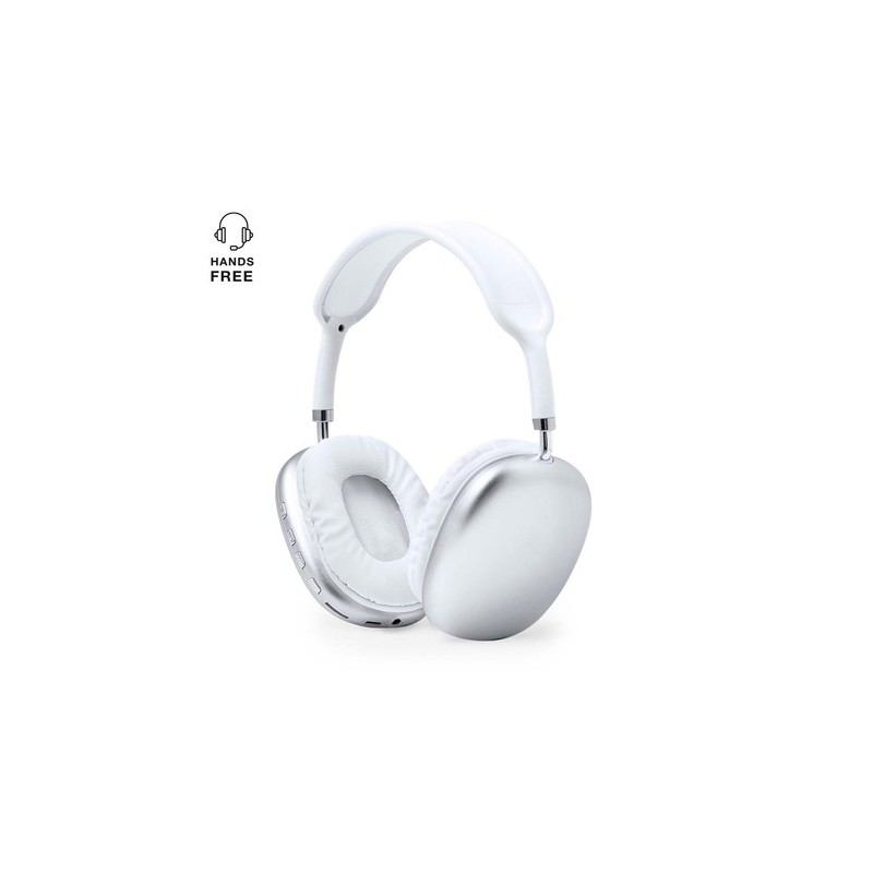 Écouteurs Bluetooth 5.0 Personnalisés Éco-responsables Curney Couleurs : blanc personnalisable avec votre logo