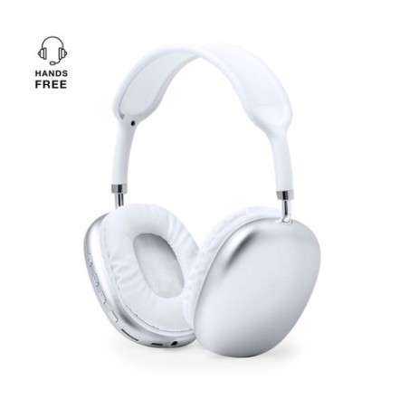 Écouteurs Bluetooth 5.0 Personnalisés Éco-responsables Curney Couleurs : blanc personnalisable avec votre logo