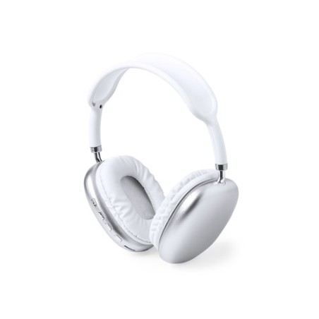 Écouteurs Bluetooth 5.0 Personnalisés Éco-responsables Curney Couleurs : blanc cadeau entreprise pas cher