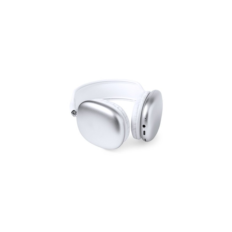 Écouteurs Bluetooth 5.0 Personnalisés Éco-responsables Curney Couleurs : blanc marquage laser ultra précis