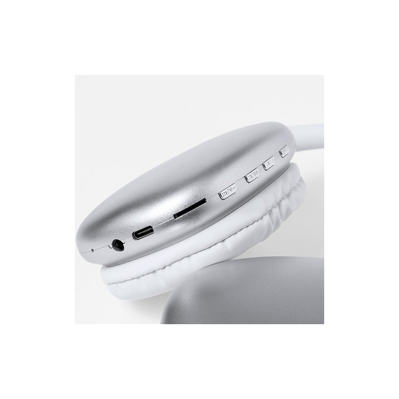 Écouteurs Bluetooth 5.0 Personnalisés Éco-responsables Curney Couleurs : blanc livraison express 24h 48h