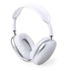 Écouteurs Bluetooth 5.0 Personnalisés Éco-responsables Curney Couleurs : blanc impression logo haute qualité
