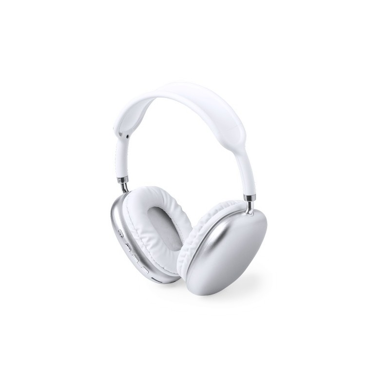 Écouteurs Bluetooth 5.0 Personnalisés Éco-responsables Curney Couleurs : blanc impression logo haute qualité