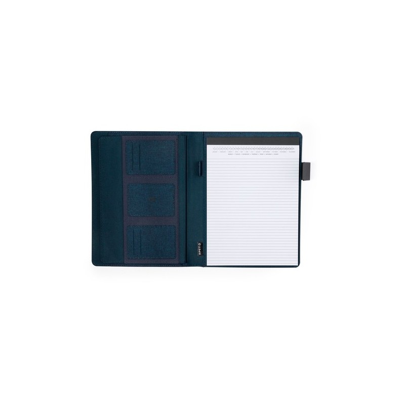 Porte-Documents Éco-responsable et Élégant Personnalisé pas cher Linnoa Couleurs : noir Matières : polyester recyclé cadeau coll