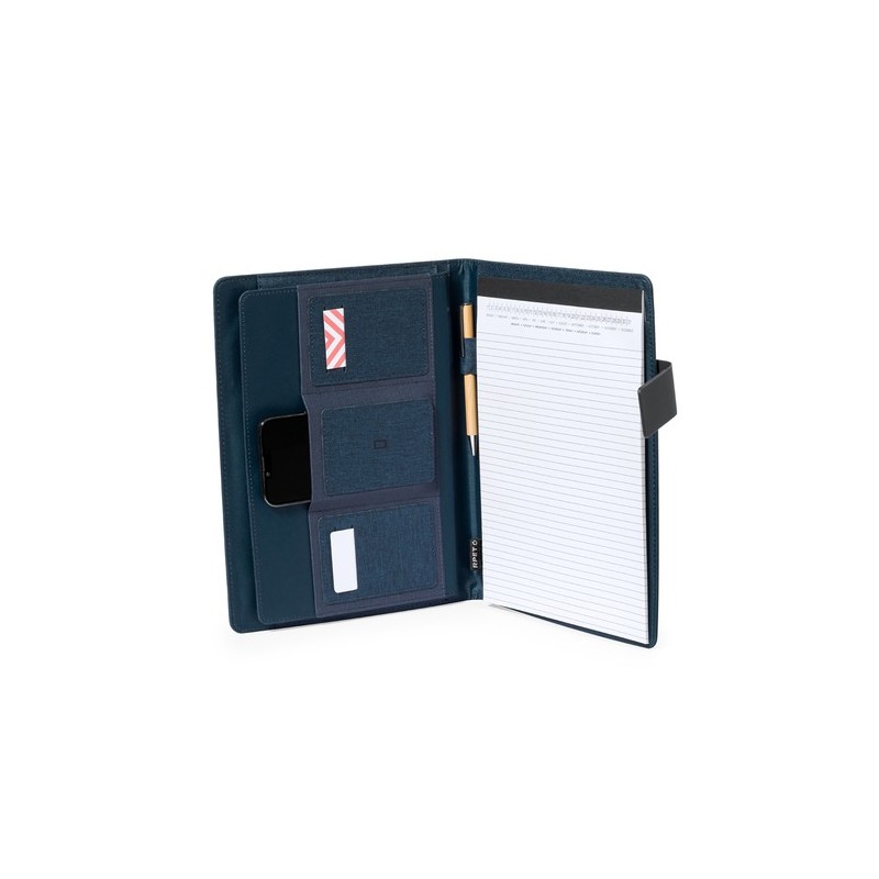 Porte-Documents Éco-responsable et Élégant Personnalisé pas cher Linnoa Couleurs : noir Matières : polyester recyclé impression 