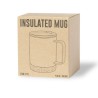 Tasse Thermique Isotherme Pratique Personnalisée pas cher Loret Matières : liège Couleurs : noir personnalisable avec votre logo