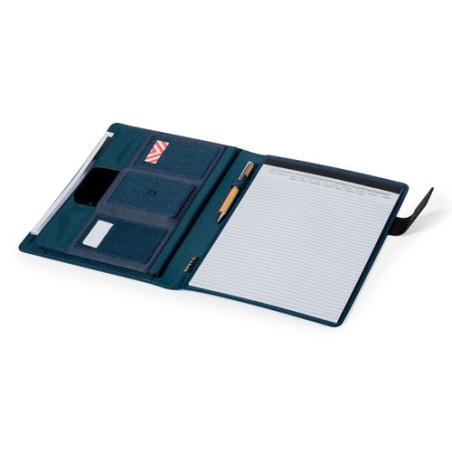 Porte-Documents Éco-responsable et Élégant Personnalisé pas cher Linnoa Couleurs : bleu marine Matières : polyester recyclé pers