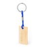 Porte-Clés Éco-responsable Personnalisable - Recbam Matières : bambou Couleurs : bleu