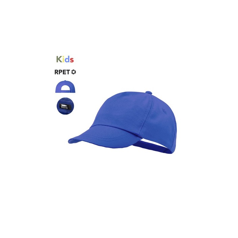 Casquette Éco-responsable Personnalisable pour Enfant - Rick Couleurs : blanc Matières : polyester recyclé objet promotionnel éc