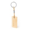 Porte-Clés Éco-responsable Personnalisable - Recbam Matières : bambou Couleurs : bleu personnalisation rapide en France