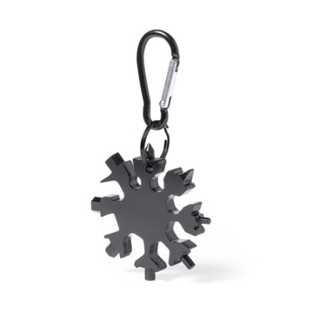 Outils Pratiques Multi Fonctionnels Personnalisés Torkul - 17 Fonctions Matières : acier inoxydable Couleurs : noir cadeau entre
