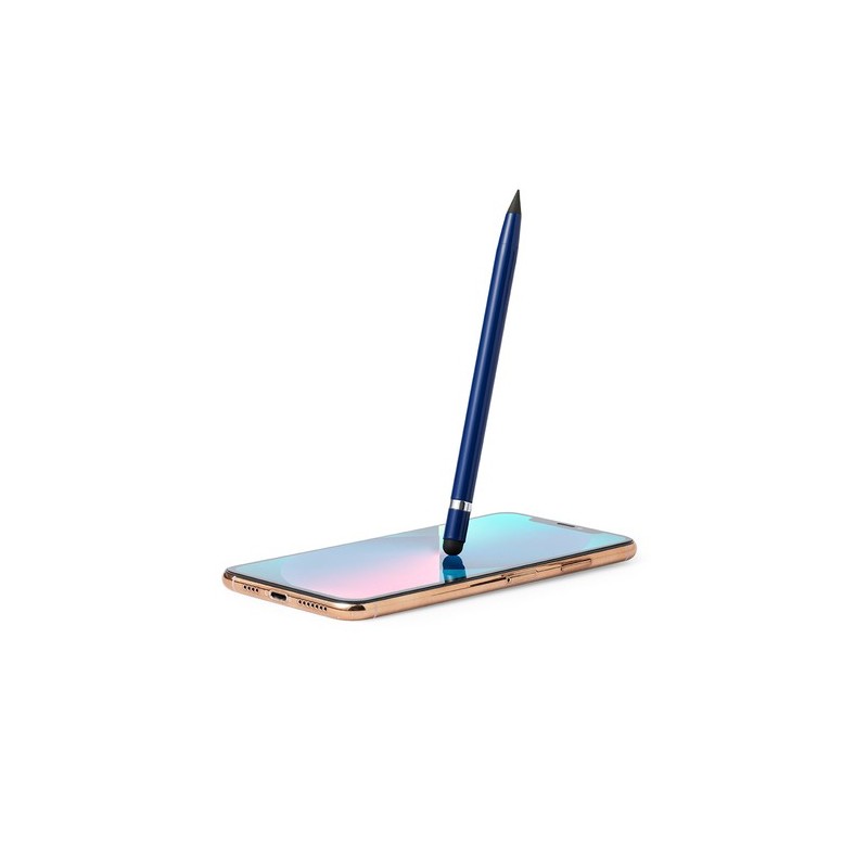 Stylet Crayon Éco-responsable Pratique Personnalisé - Gosfor Matières : aluminium Couleurs : noir goodies entreprise design