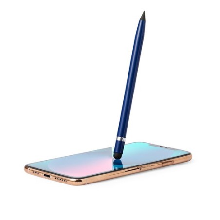 Stylet Crayon Éco-responsable Pratique Personnalisé - Gosfor Matières : aluminium Couleurs : noir goodies entreprise design