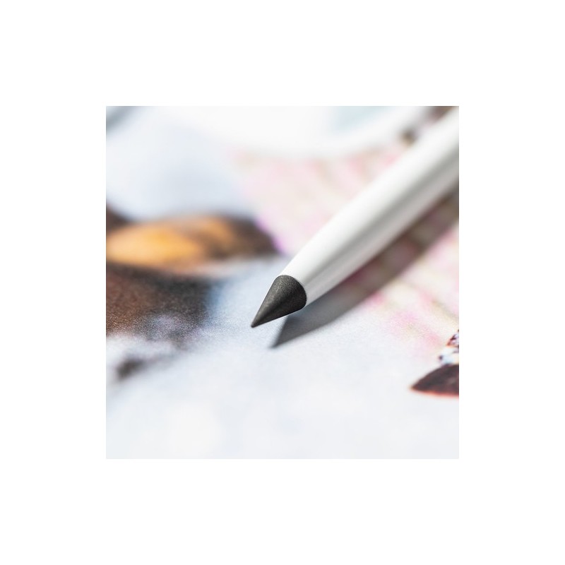 Stylet Crayon Éco-responsable Pratique Personnalisé - Gosfor Matières : aluminium Couleurs : noir impression haute définition