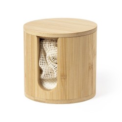 Distributeur Éco-responsable de Lingettes Démaquillantes Personnalisé Kiam Matières : bambou goodies publicitaire événementiel