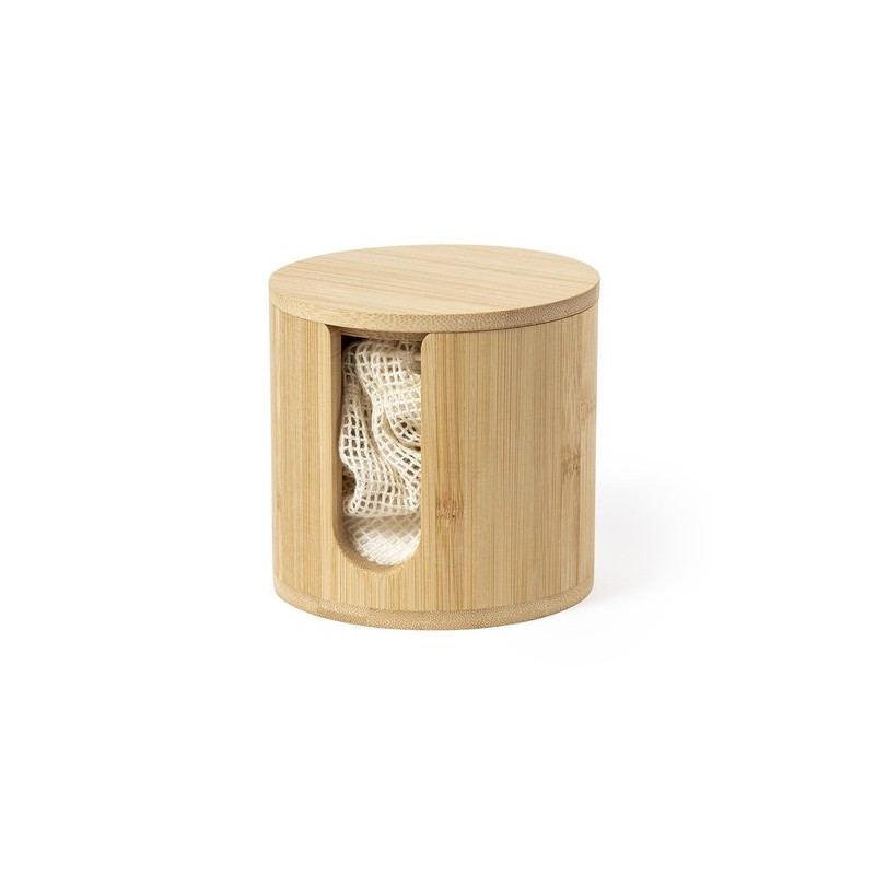 Distributeur de Lingettes Démaquillantes en Bambou