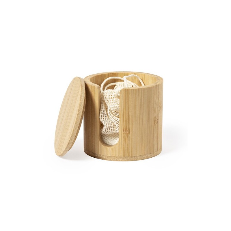 Distributeur de Lingettes Démaquillantes en Bambou