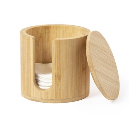 Distributeur de Lingettes Démaquillantes en Bambou