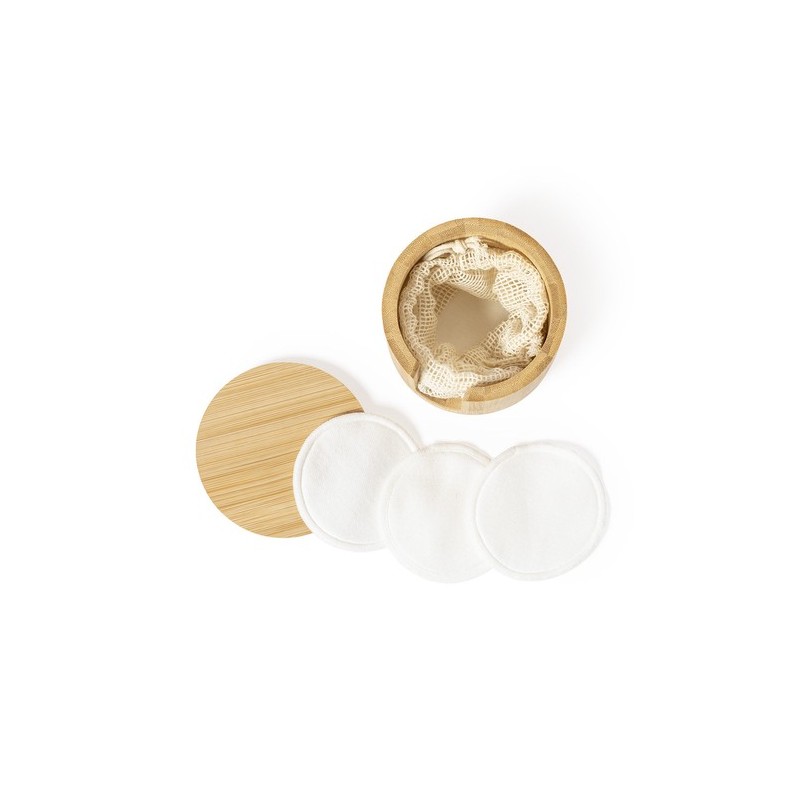 Distributeur Éco-responsable de Lingettes Démaquillantes Personnalisé Kiam Matières : bambou livraison express 24h 48h