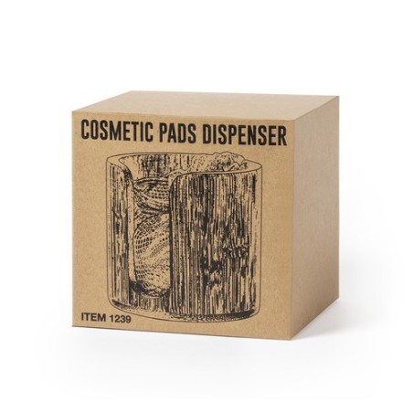 Distributeur Éco-responsable de Lingettes Démaquillantes Personnalisé Kiam Matières : bambou objet promotionnel éco-responsable