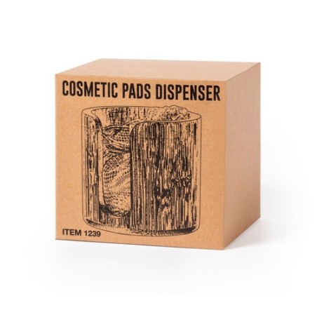 Distributeur Éco-responsable de Lingettes Démaquillantes Personnalisé Kiam Matières : bambou cadeau collaborateur premium
