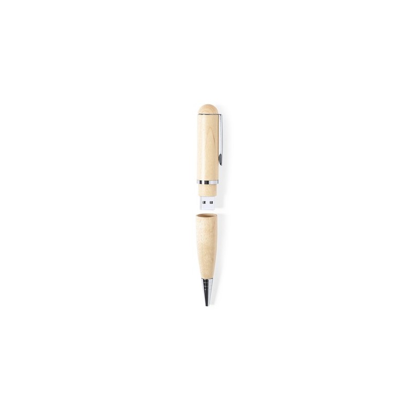 Stylo USB Pratique 16GB Personnalisé Kornon - Cadeau d'Entreprise Matières : bois goodies publicitaire événementiel