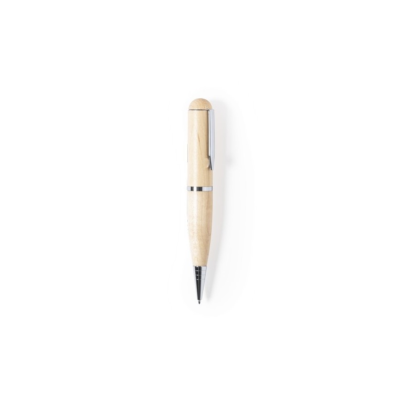 Stylo USB Pratique 16GB Personnalisé Kornon - Cadeau d'Entreprise Matières : bois objet promotionnel éco-responsable