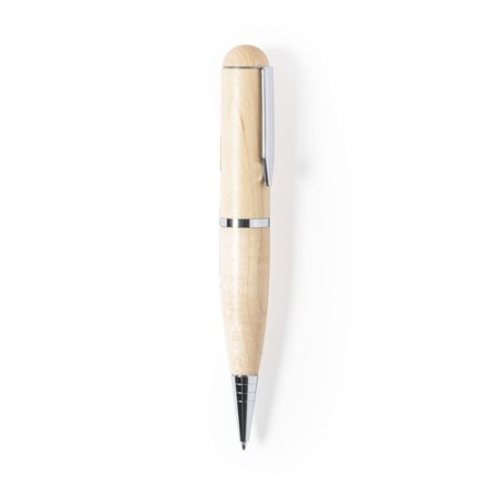 Stylo USB Pratique 16GB Personnalisé Kornon - Cadeau d'Entreprise Matières : bois objet promotionnel éco-responsable