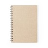 Cahier Éco-responsable Pratique Personnalisé A5 Idina pas cher Matières : carton recyclé Couleurs : naturel