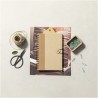 Cahier Éco-responsable Pratique Personnalisé A5 Idina pas cher Matières : carton recyclé Couleurs : naturel goodies entreprise d