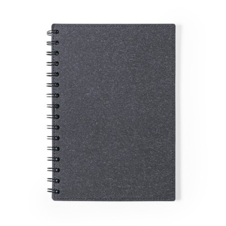 Cahier Éco-responsable Pratique Personnalisé A5 Idina pas cher Matières : carton recyclé Couleurs : naturel cadeau client origin