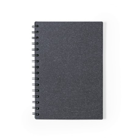 Cahier Éco-responsable Pratique Personnalisé A5 Idina pas cher Matières : carton recyclé Couleurs : naturel goodies publicitaire