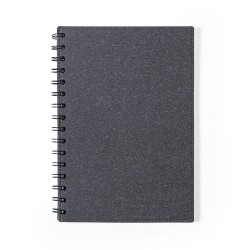 Cahier Éco-responsable Pratique Personnalisé A5 Idina pas cher Matières : carton recyclé Couleurs : naturel 2
