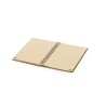 Cahier Éco-responsable Pratique Personnalisé A5 Idina pas cher Matières : carton recyclé Couleurs : noir personnalisation rapide