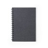 Cahier Éco-responsable Pratique Personnalisé A5 Idina pas cher Matières : carton recyclé Couleurs : noir personnalisation sur me