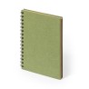 Cahier Éco-responsable Pratique Personnalisé A5 Idina pas cher Matières : carton recyclé Couleurs : vert livraison express 24h 4